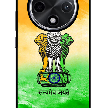 Satyamev Jayate Flag Oppo F27 Pro Plus Glass Case