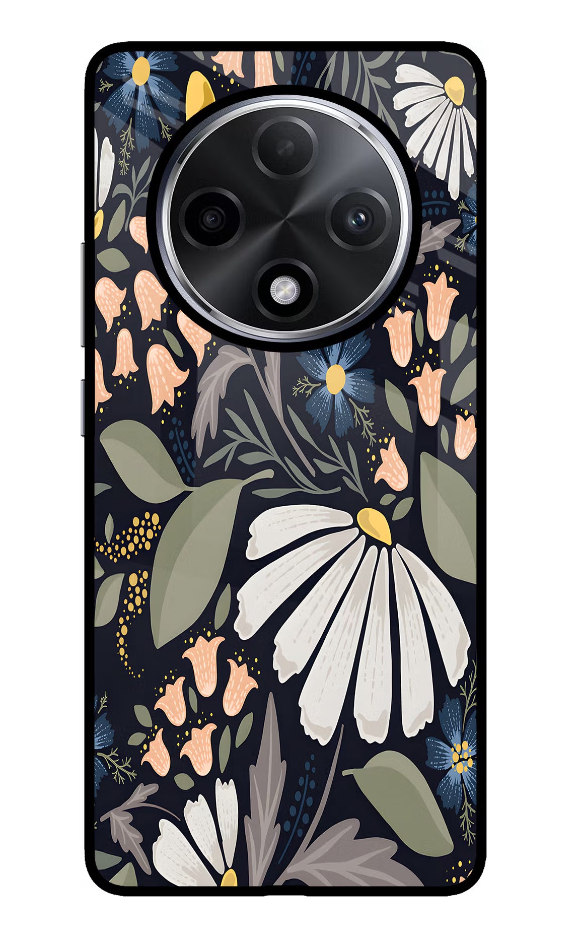 Flowers Art Oppo F27 Pro Plus Glass Case