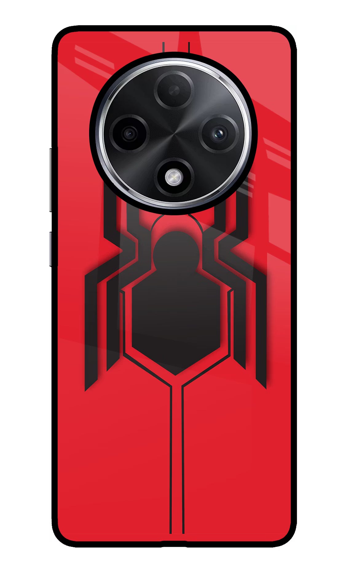 Spider Oppo F27 Pro Plus Glass Case Back Cover by Casekaro