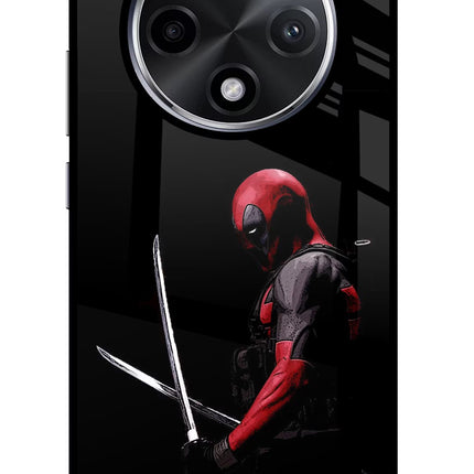 Deadpool Oppo F27 Pro Plus Glass Case Back Cover by Casekaro