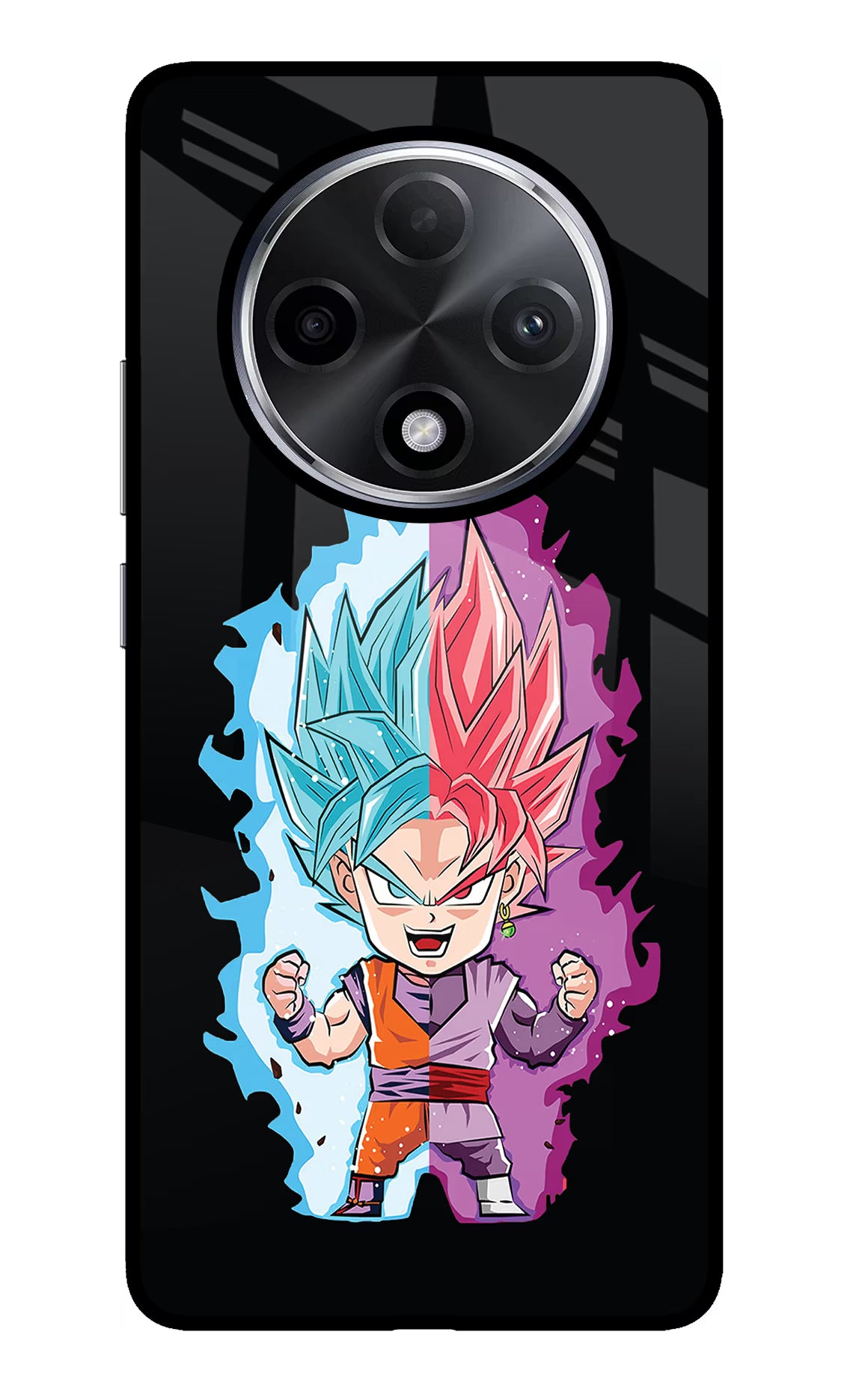 Chota Goku Oppo F27 Pro Plus Glass Case Back Cover by Casekaro