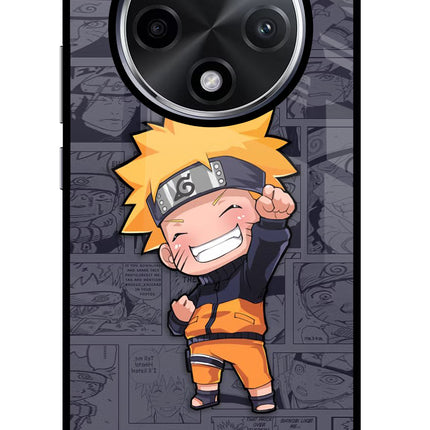 Chota Naruto Oppo F27 Pro Plus Glass Case Back Cover by Casekaro