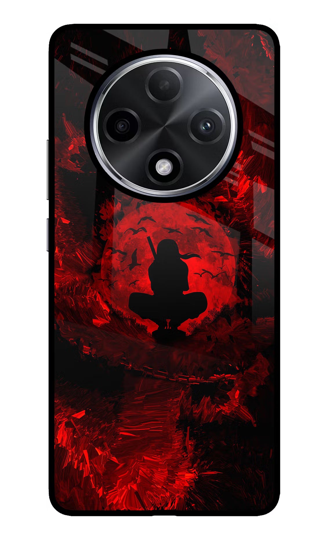 Itachi Uchiha Oppo F27 Pro Plus Glass Case Back Cover by Casekaro