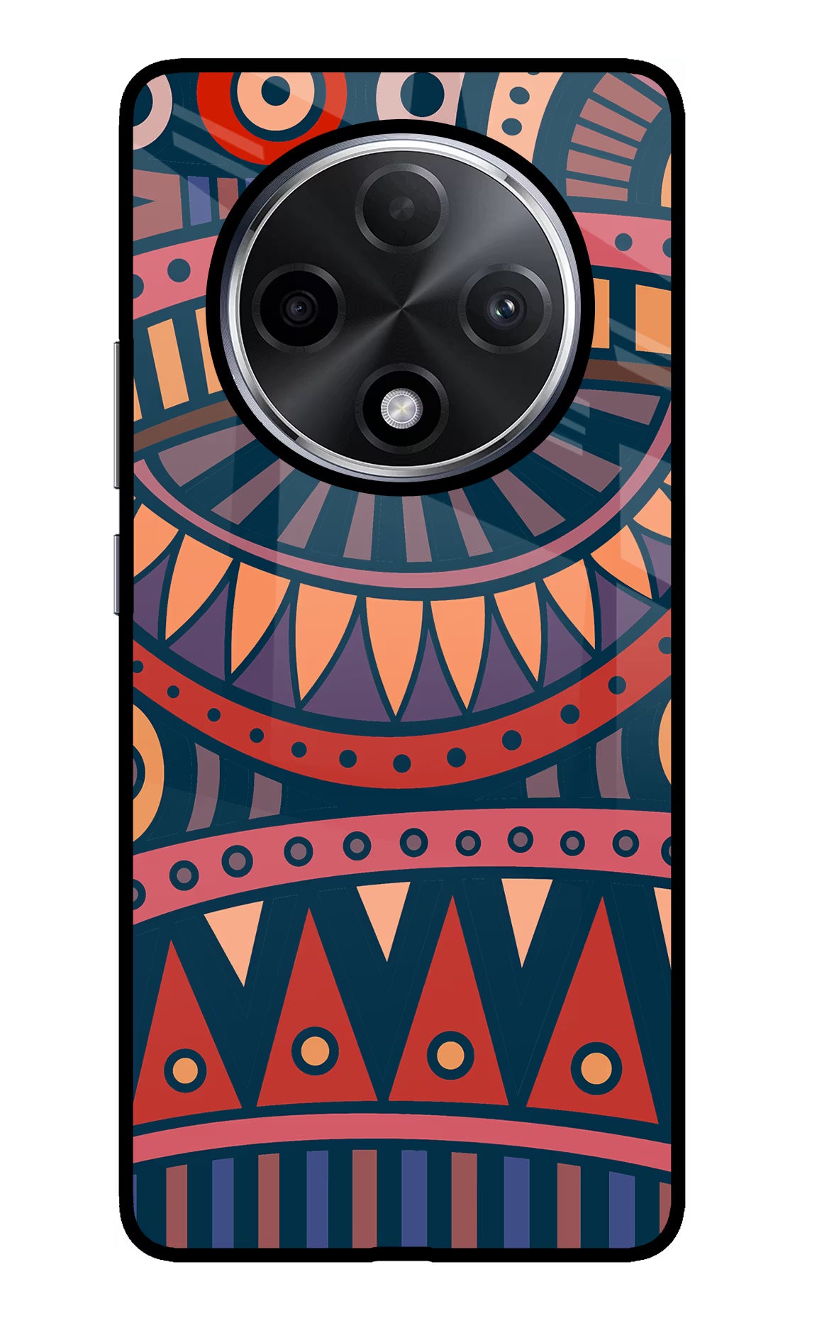 African Culture Design Oppo F27 Pro Plus Glass Case Back Cover by Casekaro