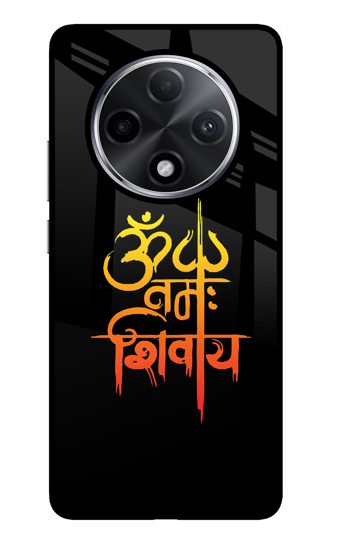 Om Namah Shivay Oppo F27 Pro Plus Glass Case Back Cover by Casekaro