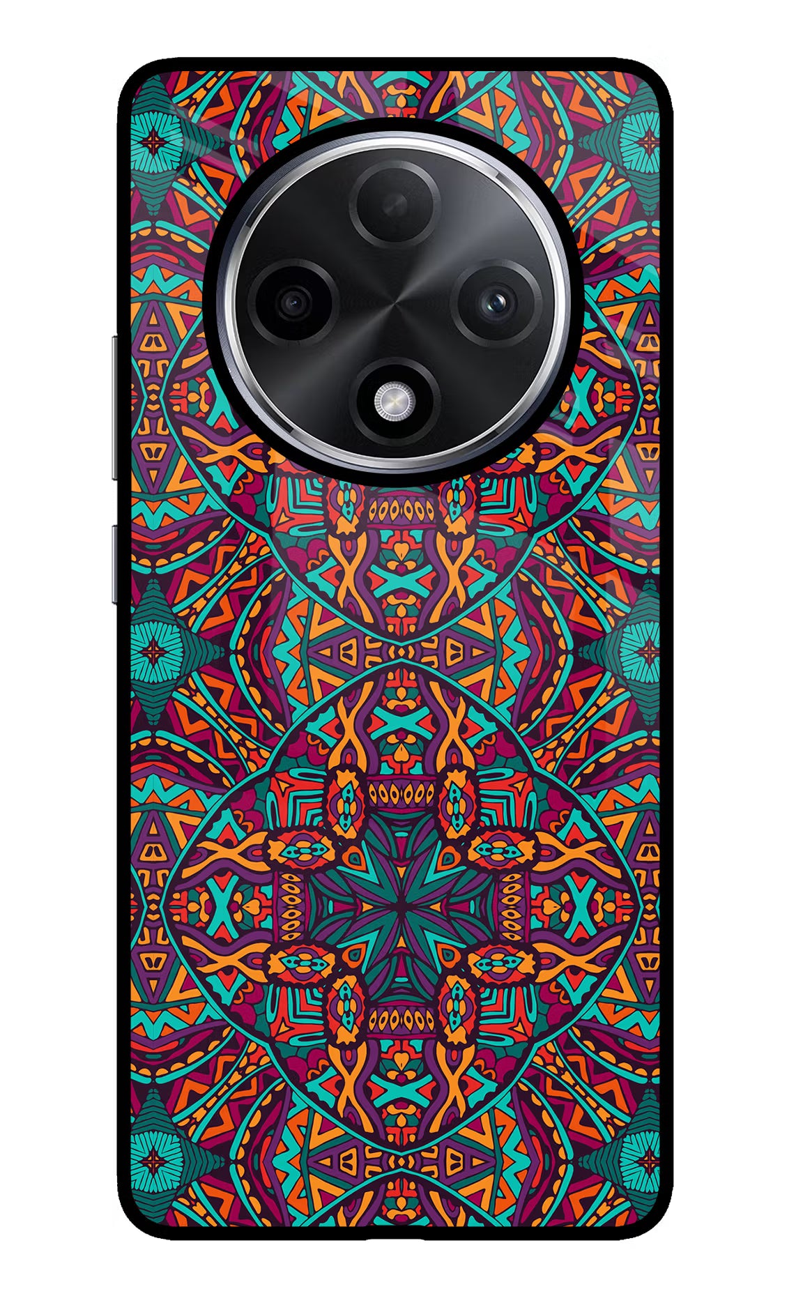 Colour Mandala Oppo F27 Pro Plus Glass Case