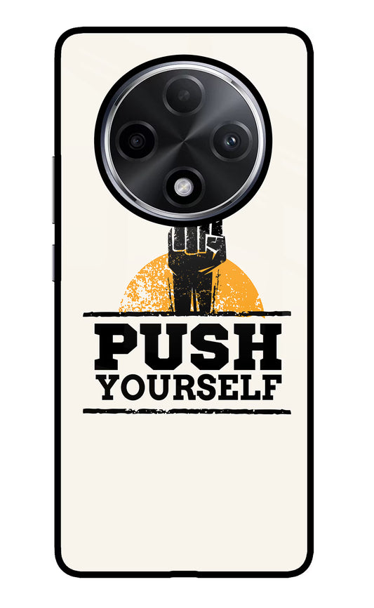 Push Yourself Oppo F27 Pro Plus Glass Case