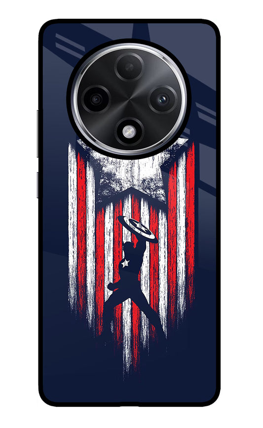 Captain America Marvel Art Oppo F27 Pro Plus Glass Case
