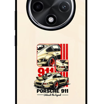 Classic Porsche 911 Oppo F27 Pro Plus Glass Case