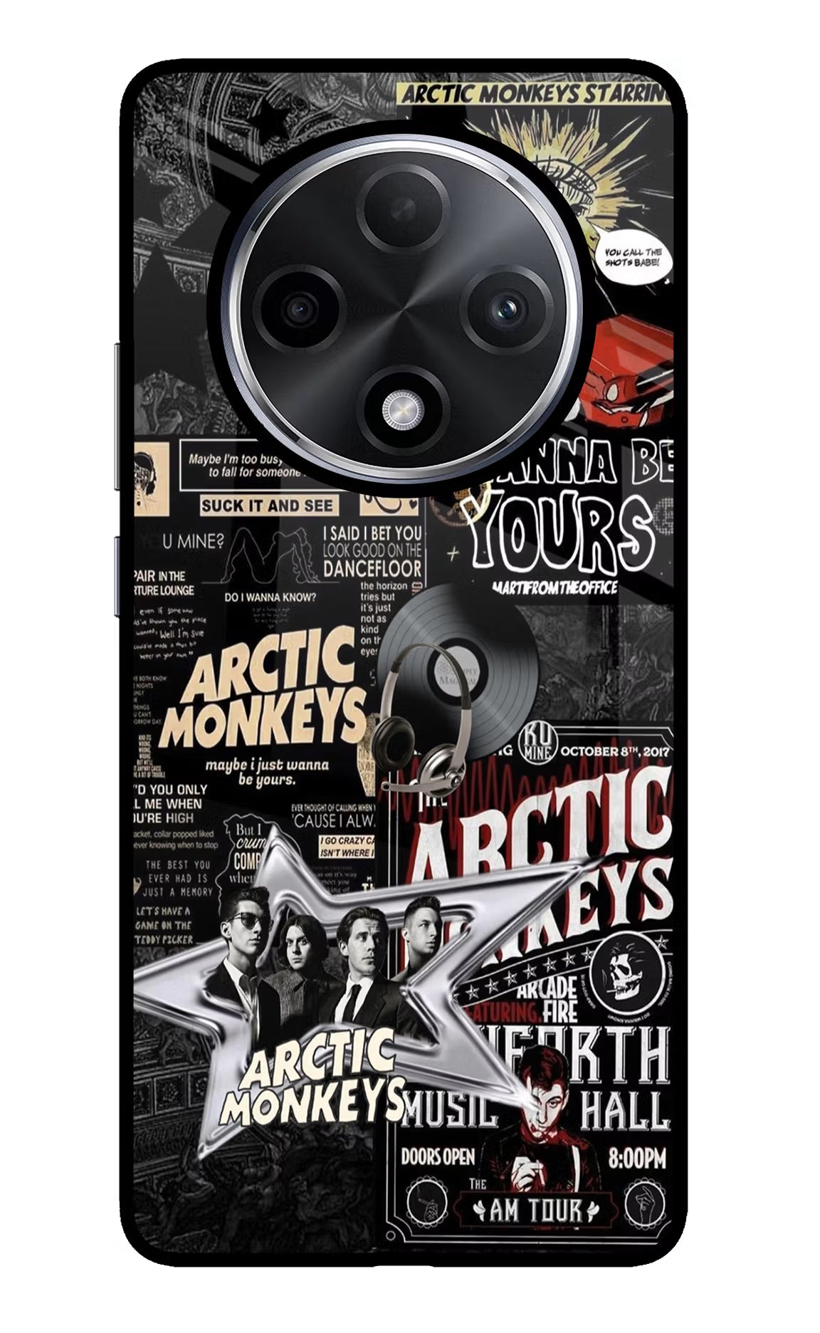 Arctic Monkeys Oppo F27 Pro Plus Glass Case Back Cover by Casekaro
