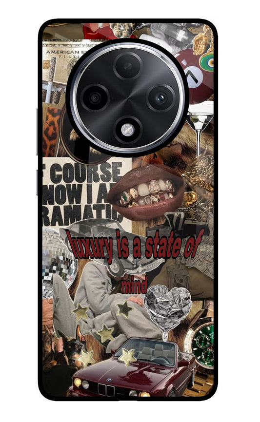 Luxury Oppo F27 Pro Plus Glass Case