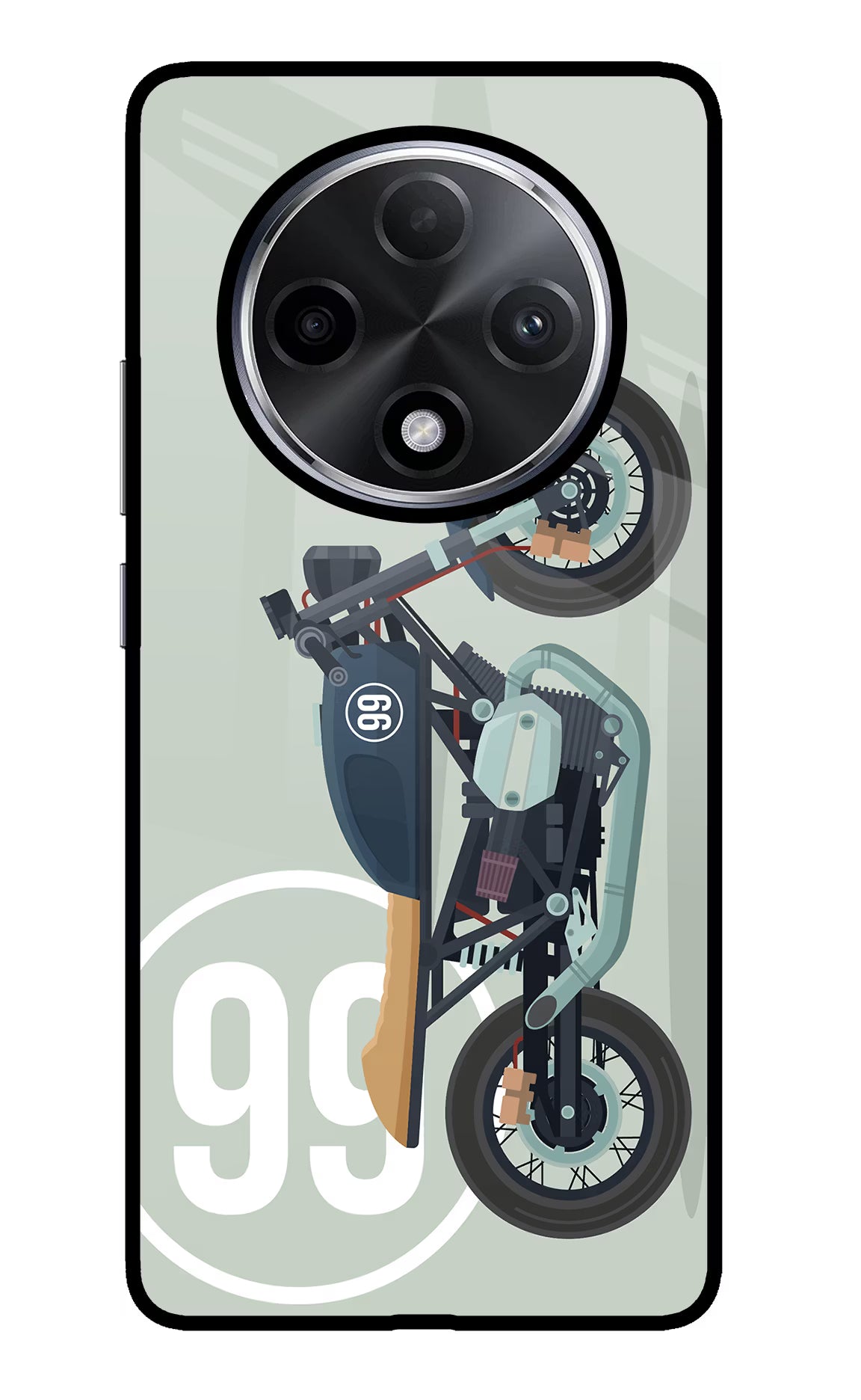 Classic Cafe Racer 99 Oppo F27 Pro Plus Glass Case