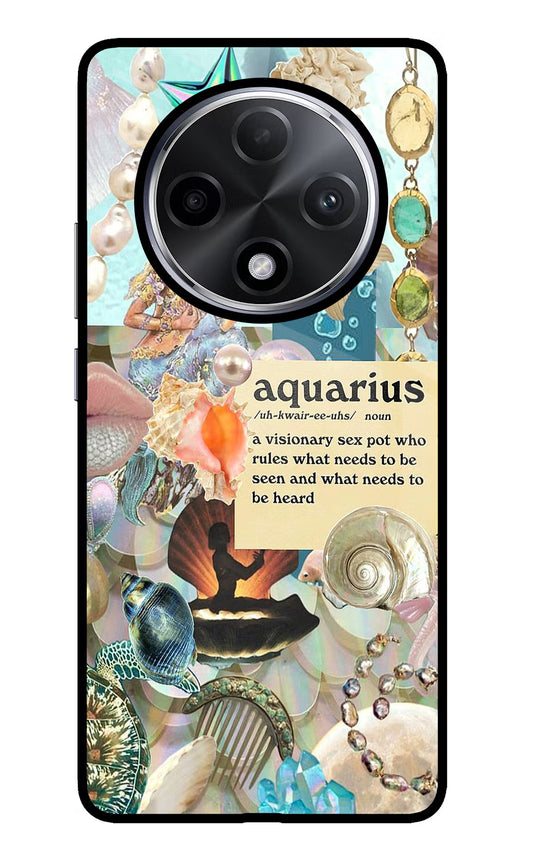 Aquarius Zodiac Oppo F27 Pro Plus Glass Case