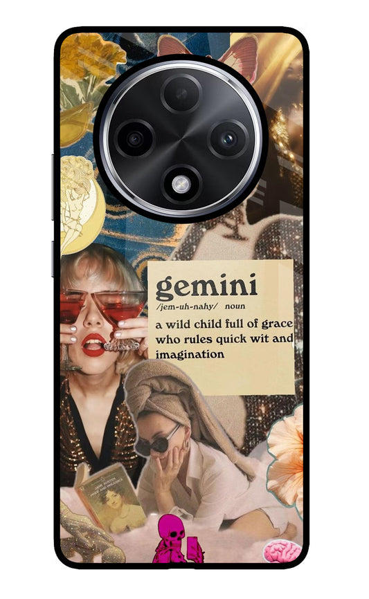 Gemini Zodiac Oppo F27 Pro Plus Glass Case