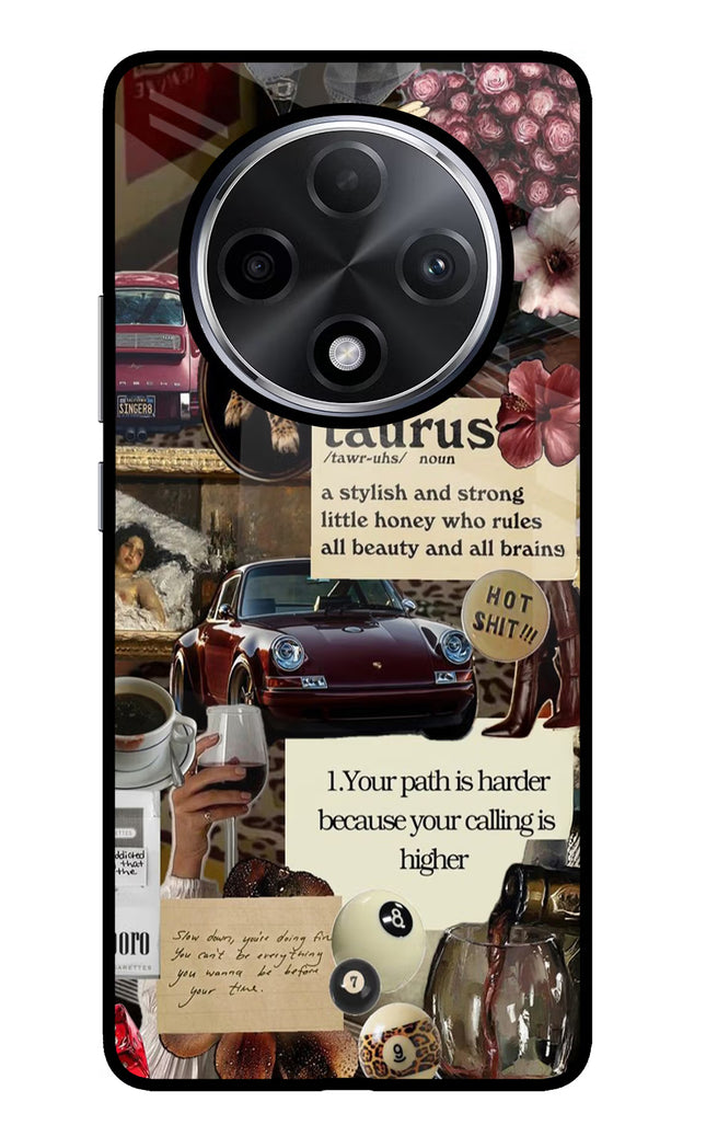Taurus Zodiac Oppo F27 Pro Plus Glass Case