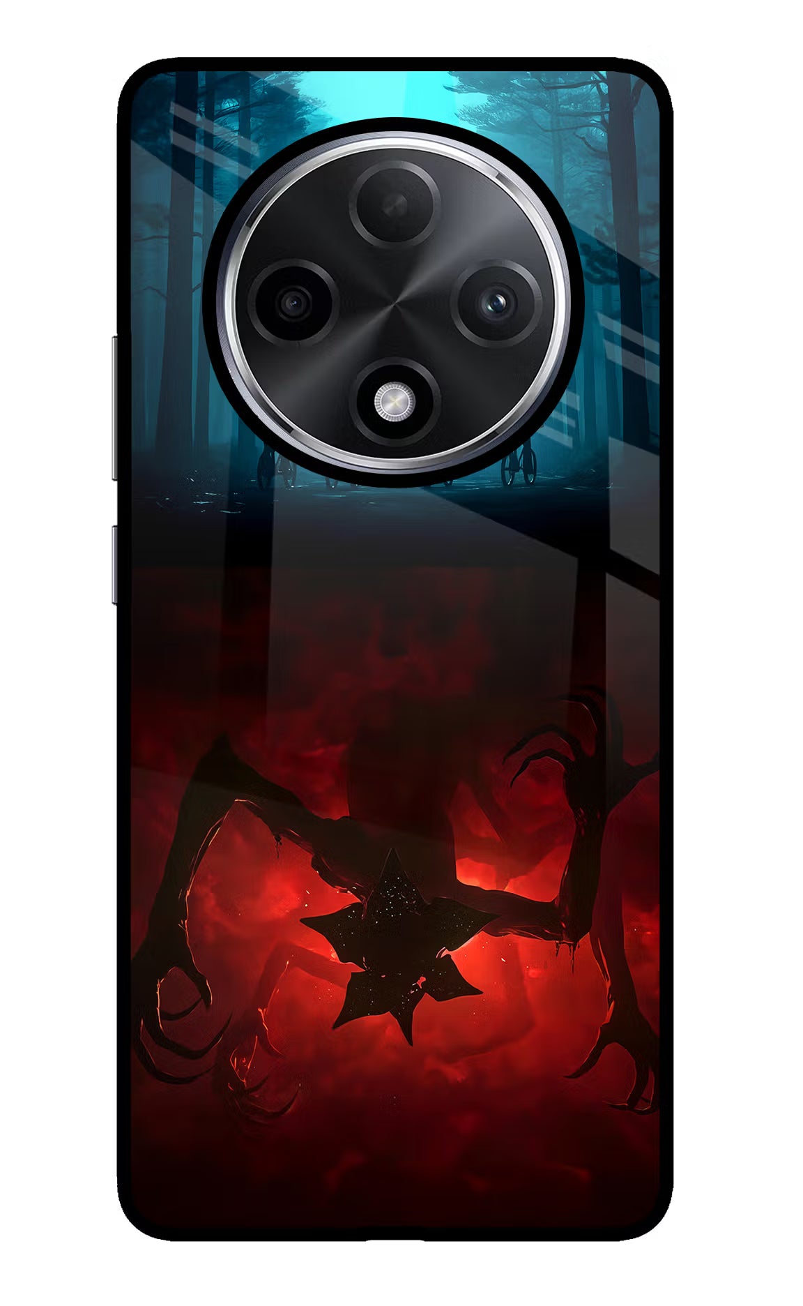 Ordinary Things Downside Up Oppo F27 Pro Plus Glass Case Back Cover by Casekaro