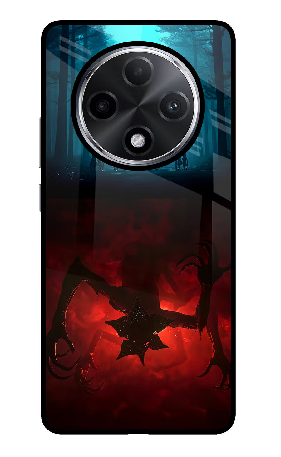 Ordinary Things Downside Up Oppo F27 Pro Plus Back Cover, Glass case