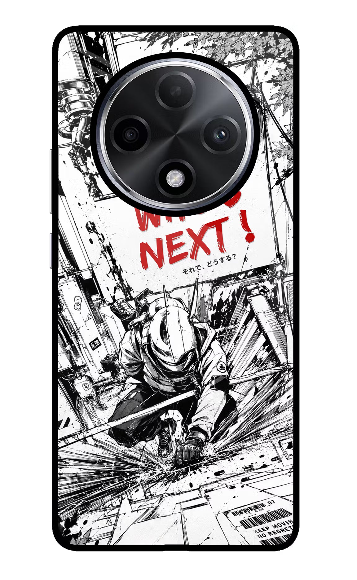 Who's Next Oppo F27 Pro Plus Glass Case Back Cover by Casekaro