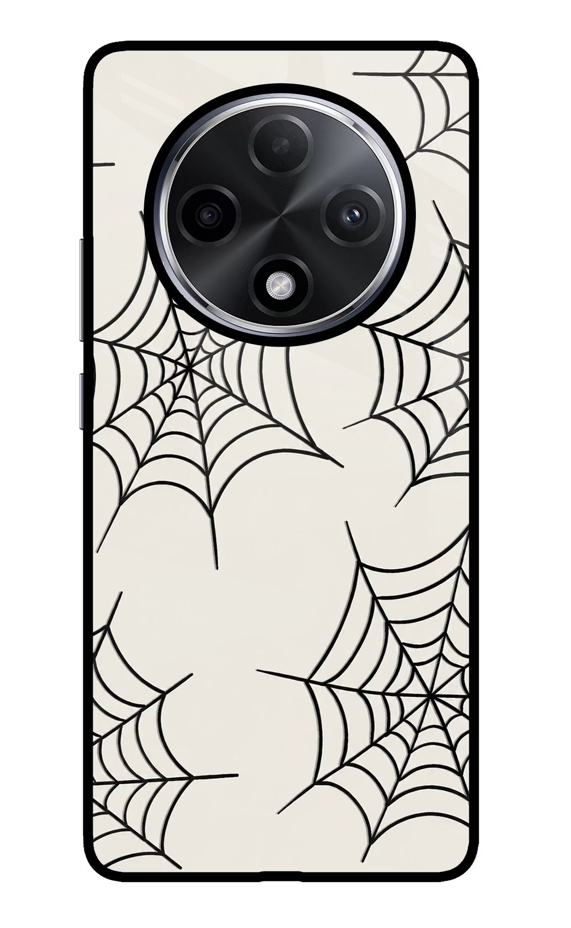 Spider Web Oppo F27 Pro Plus Glass Case