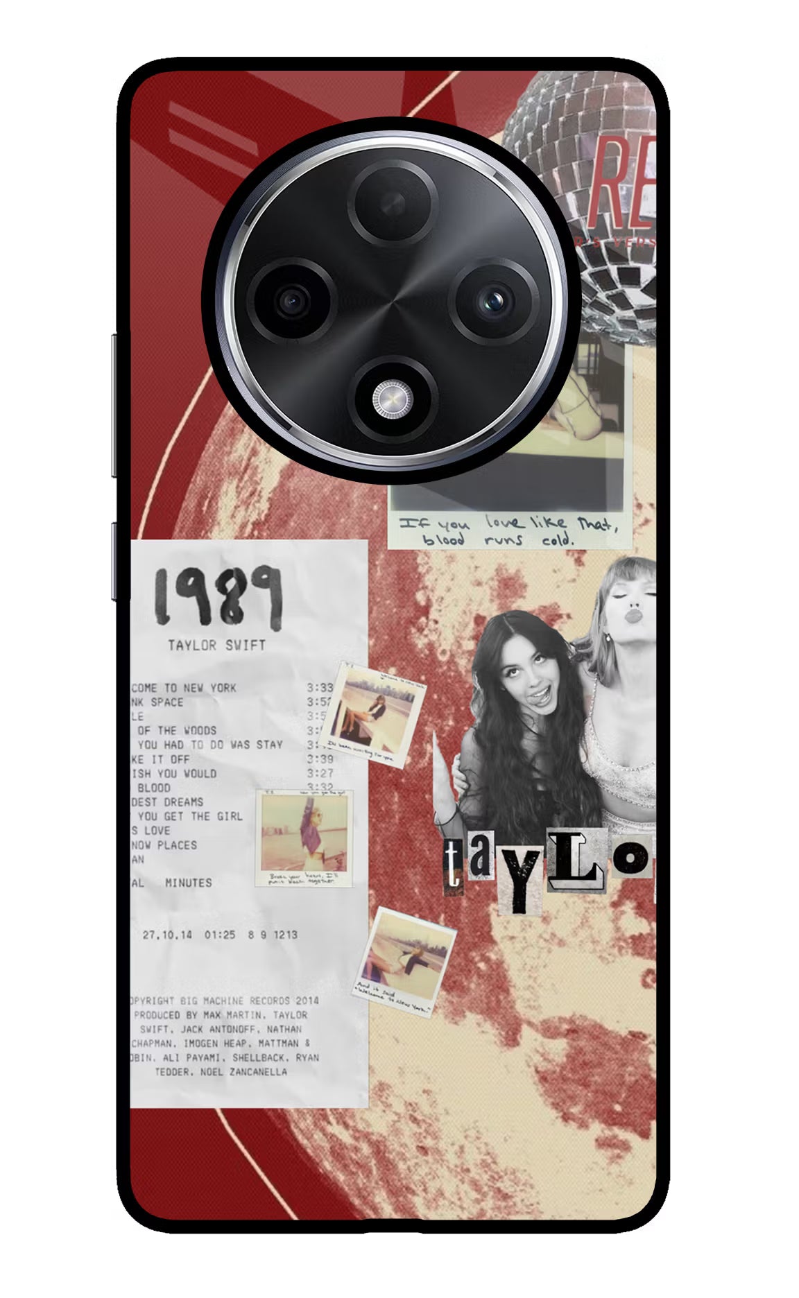 Taylor Swift Oppo F27 Pro Plus Glass Case Back Cover by Casekaro