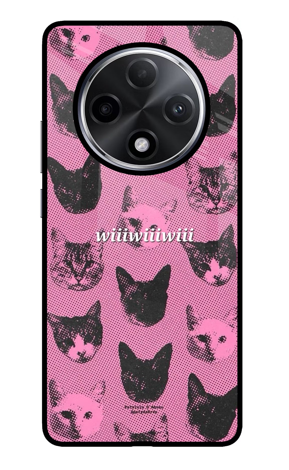 Pink Cats Oppo F27 Pro Plus Glass Case