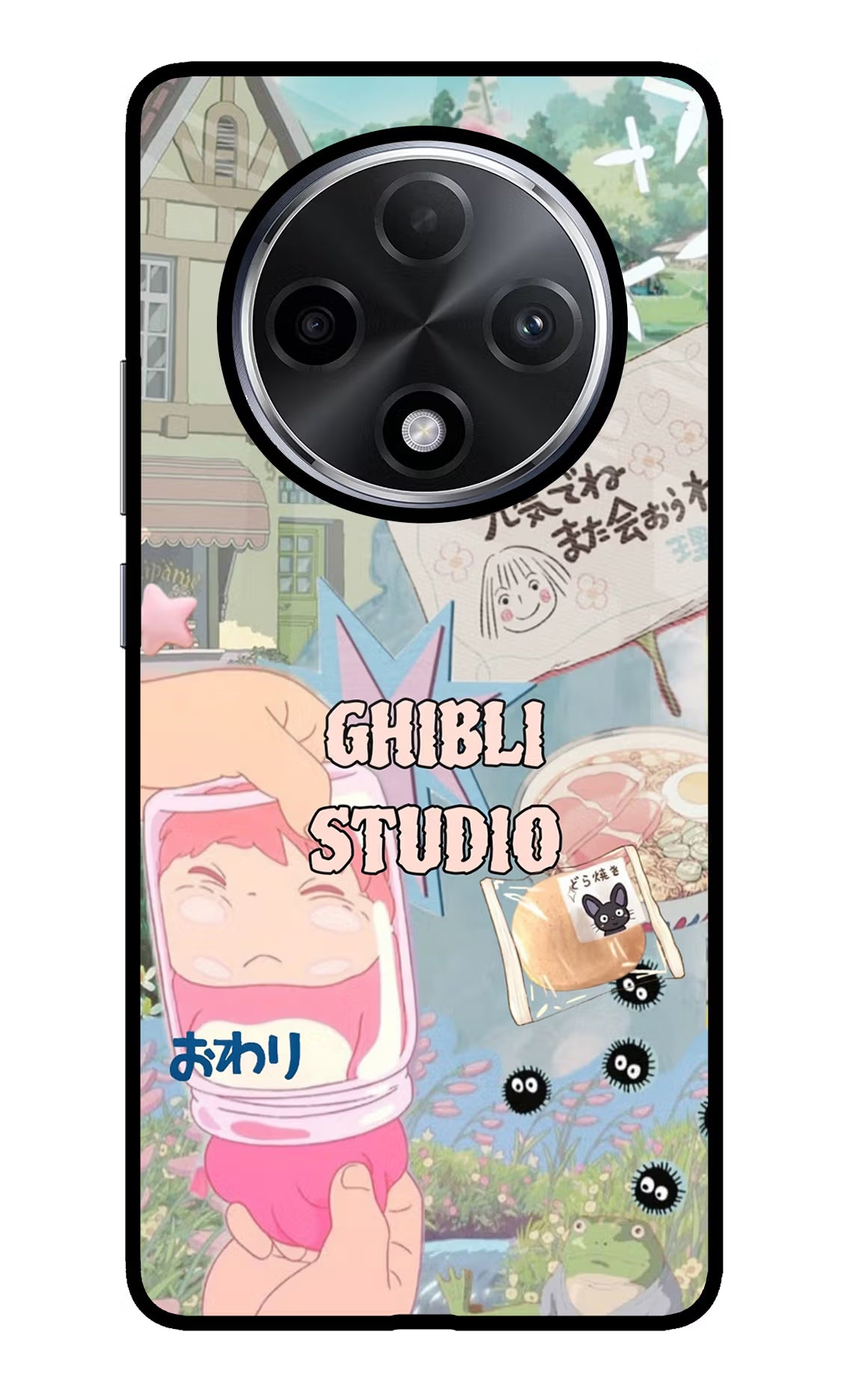 Studio Ghibli Oppo F27 Pro Plus Glass Case