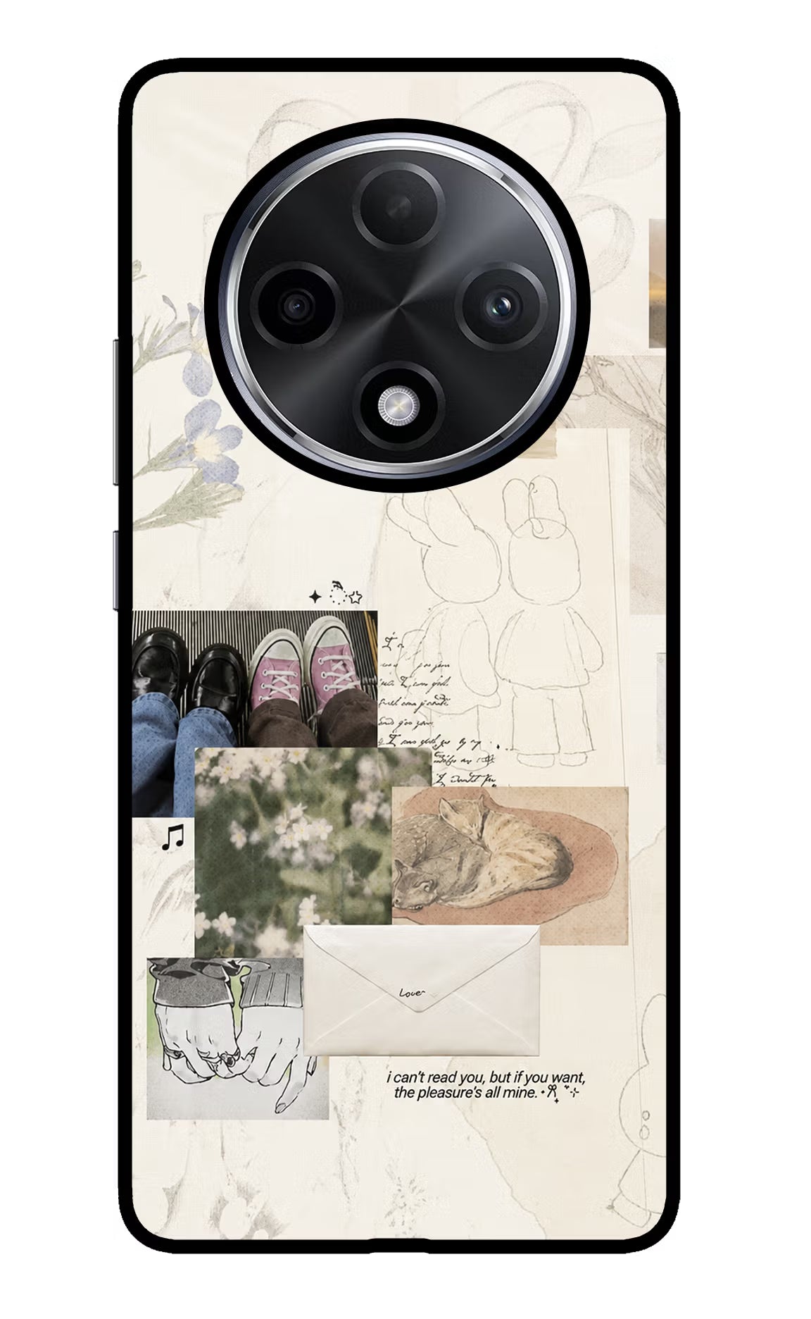 Soft Aesthetic Oppo F27 Pro Plus Glass Case
