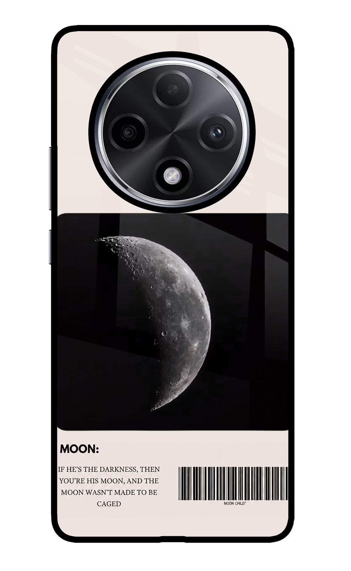 Moon Phase Oppo F27 Pro Plus Glass Case