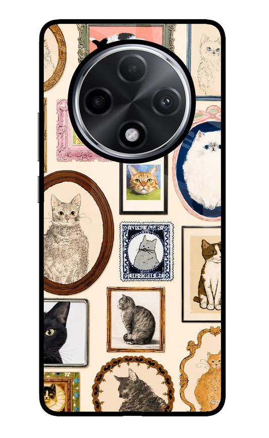 Mirror Cats Oppo F27 Pro Plus Glass Case