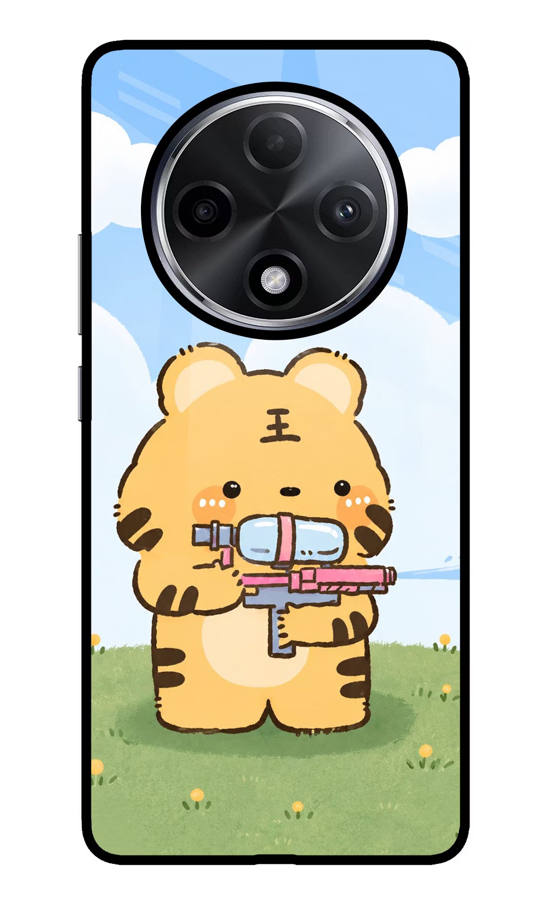 Tiger Treat Oppo F27 Pro Plus Glass Case