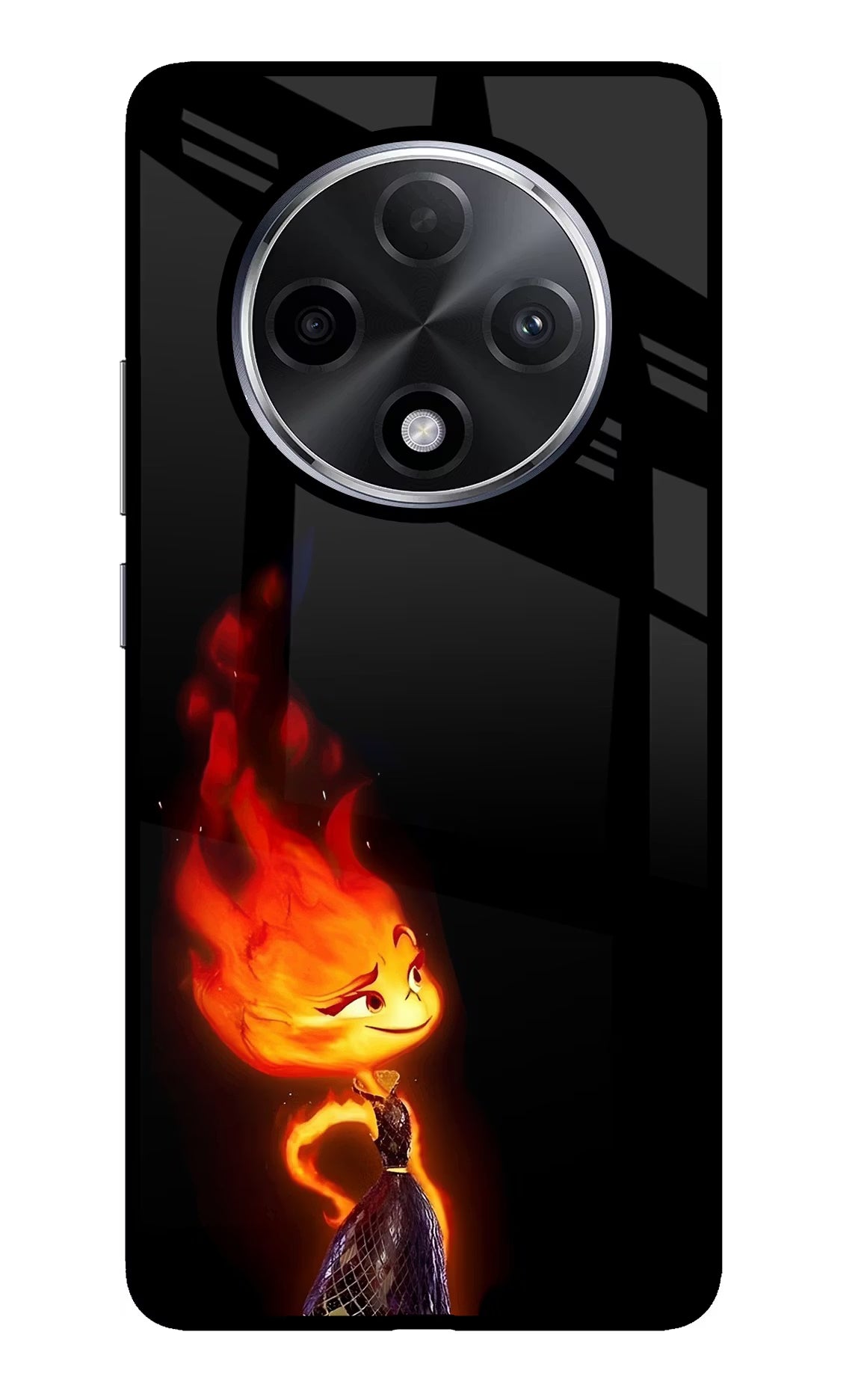 Ember Flame Oppo F27 Pro Plus Glass Case