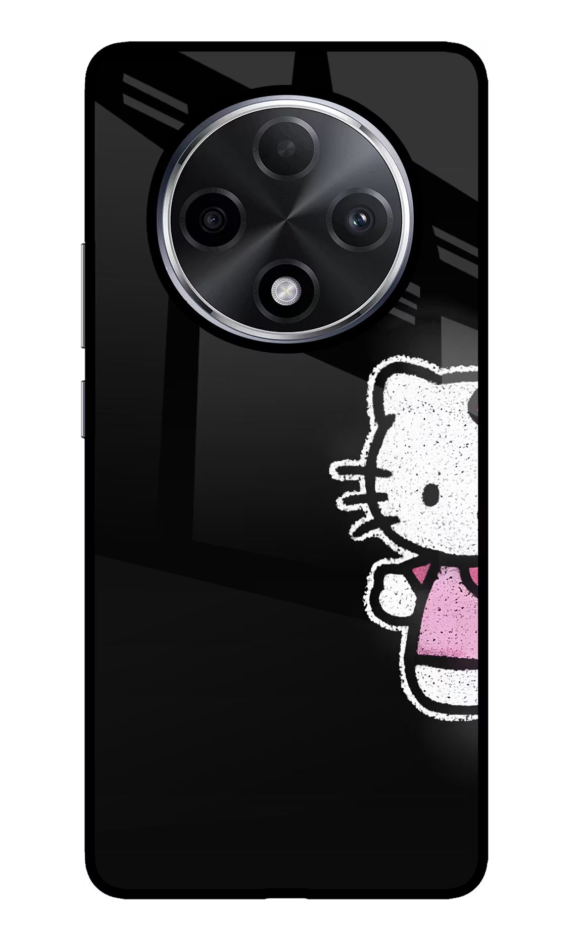 Kitty Charm Oppo F27 Pro Plus Glass Case