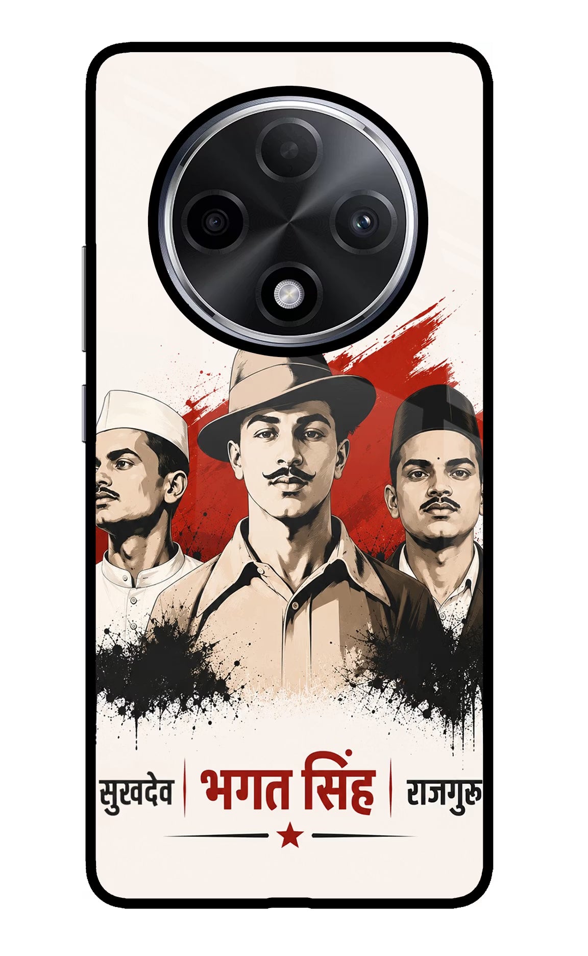 Sardar Patel Iron Will Oppo F27 Pro Plus Glass Case
