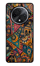 Folk Print Oppo F27 Pro Plus Glass Case