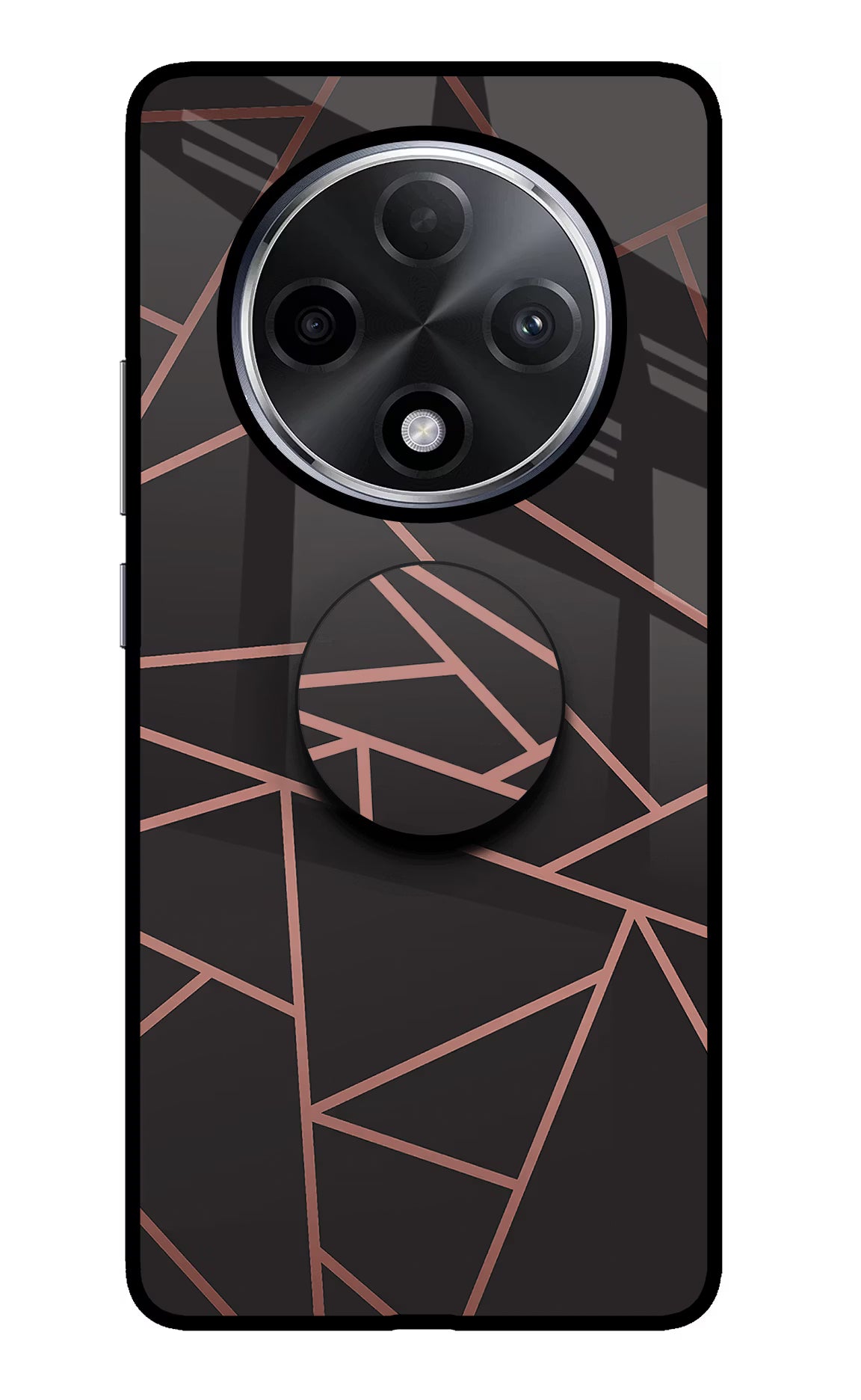 Geometric Pattern Oppo F27 Pro Plus Pop Case by Casekaro