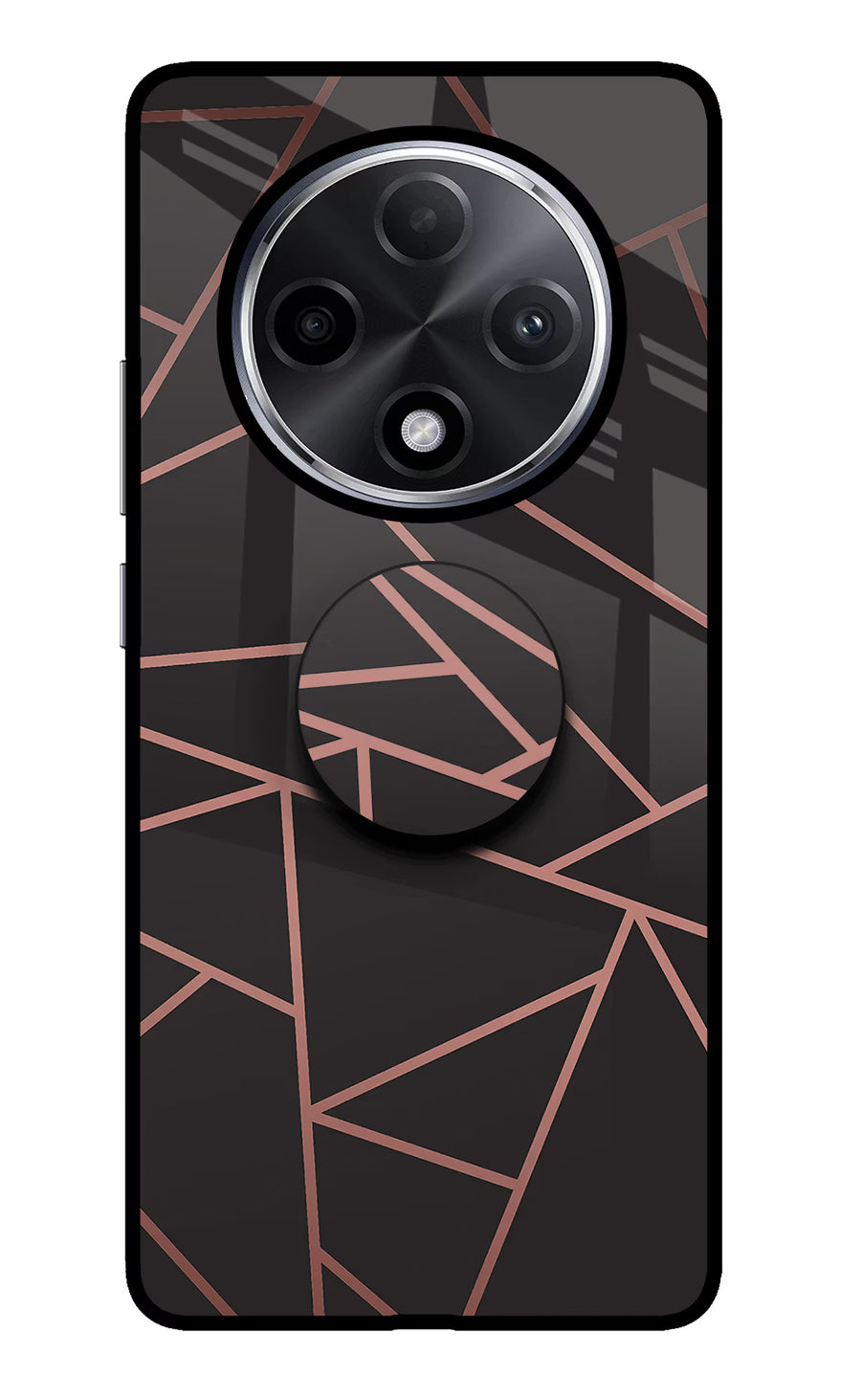 Geometric Pattern Oppo F27 Pro Plus Pop Case, Glass case