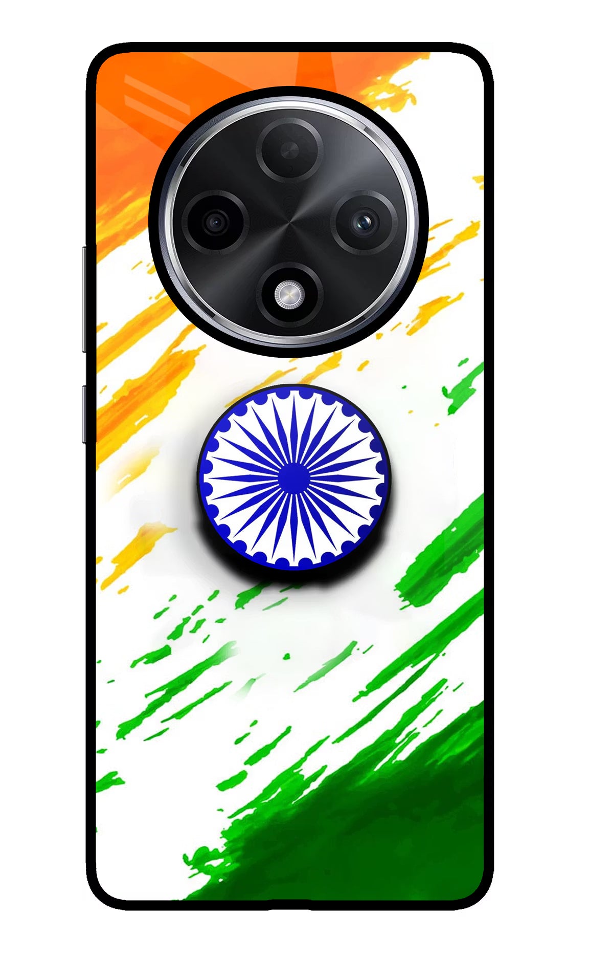 Indian Flag Ashoka Chakra Oppo F27 Pro Plus Pop Case by Casekaro