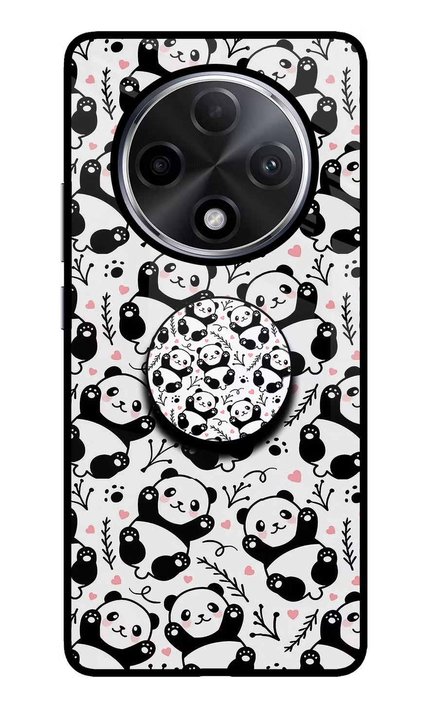 Cute Panda Oppo F27 Pro Plus Pop Case, Glass case