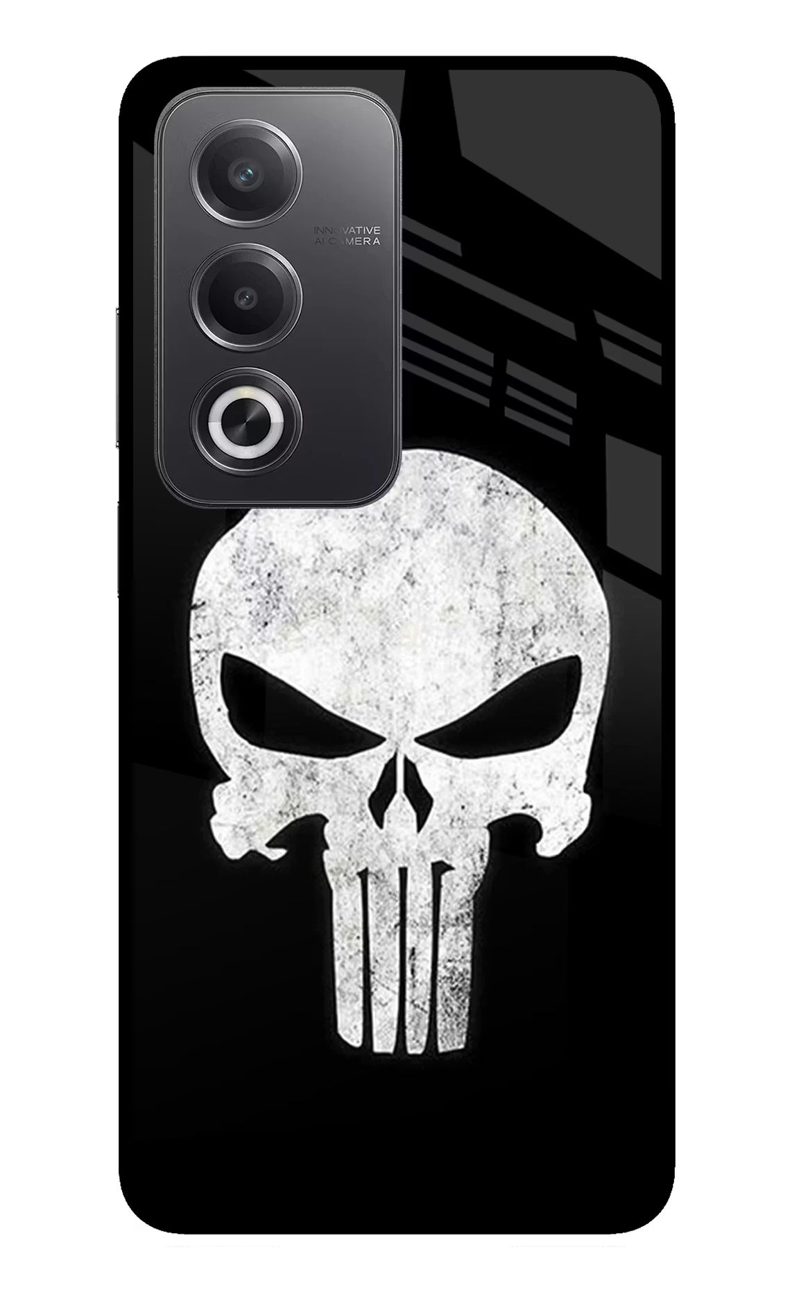 Punisher Skull Oppo A3 Pro 5G Glass Case