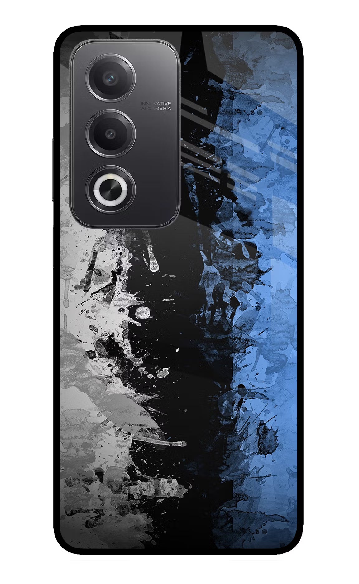 Artistic Design Oppo A3 Pro 5G Glass Case Back Cover by Casekaro