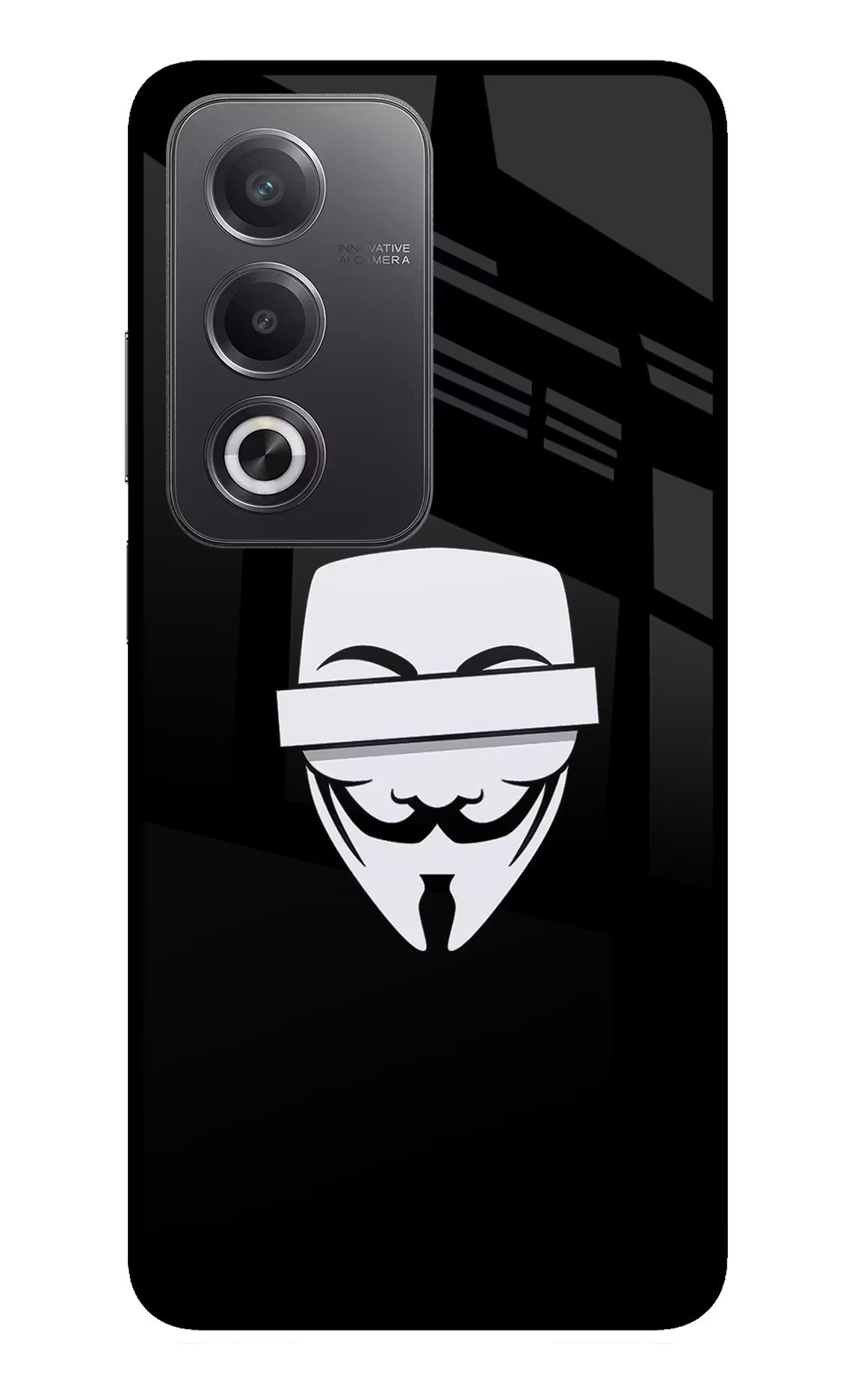 Anonymous Face Oppo A3 Pro 5G Glass Case