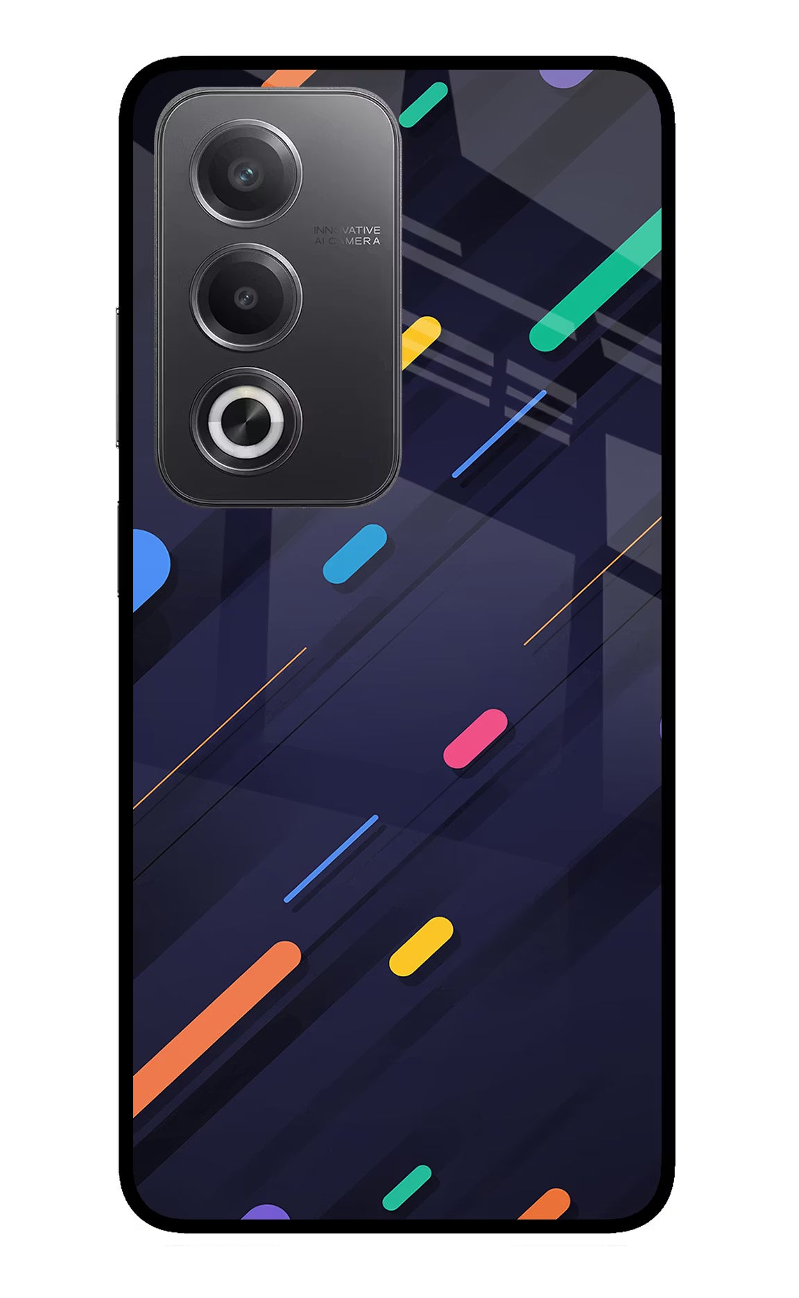 Abstract Design Oppo A3 Pro 5G Glass Case