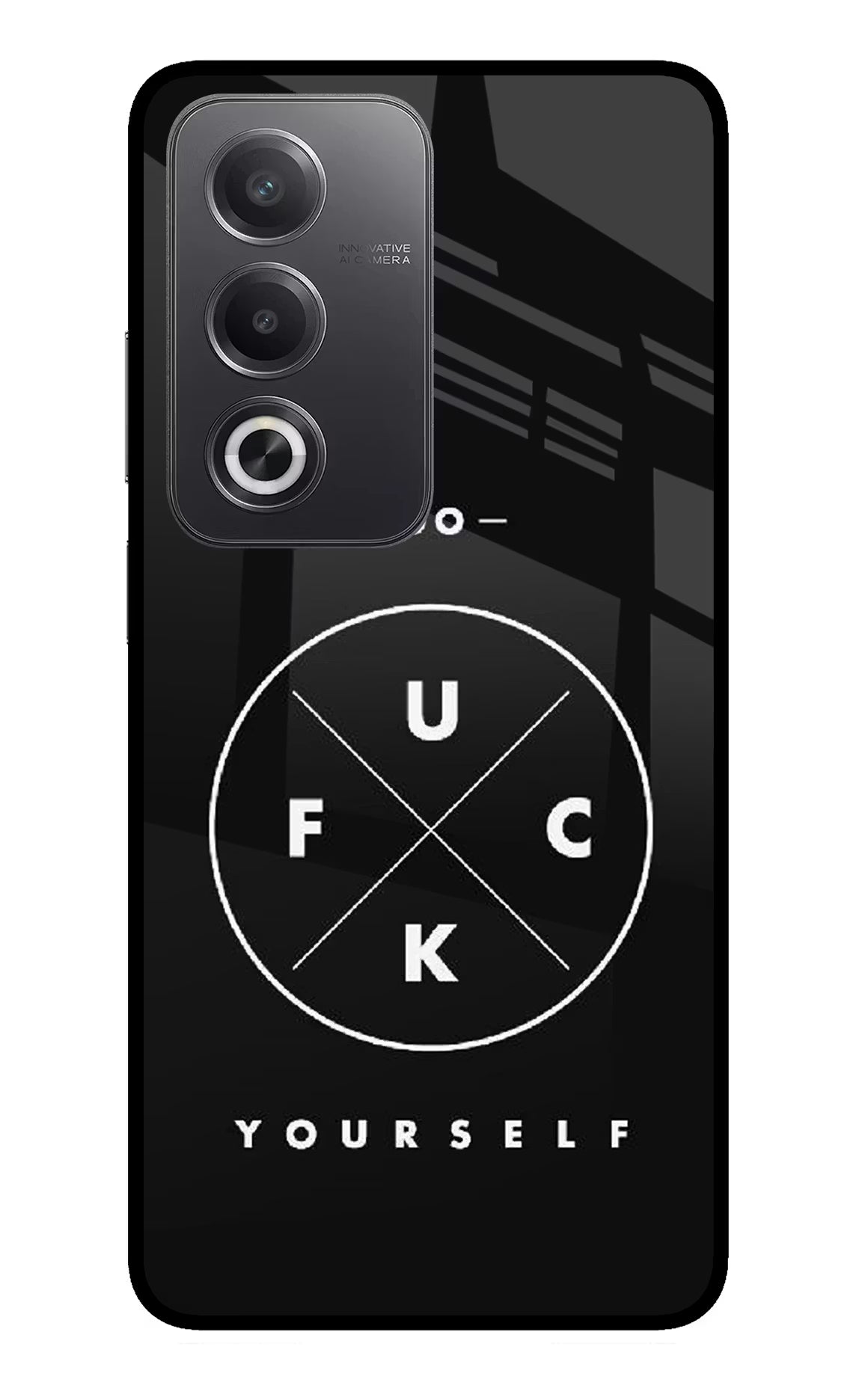 Go Fuck Yourself Oppo A3 Pro 5G Glass Case