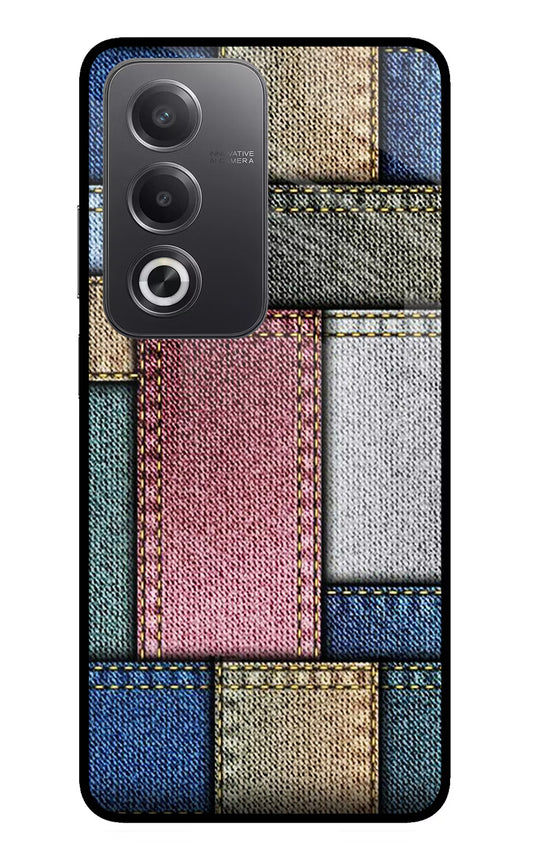 Multicolor Jeans Oppo A3 Pro 5G Glass Case