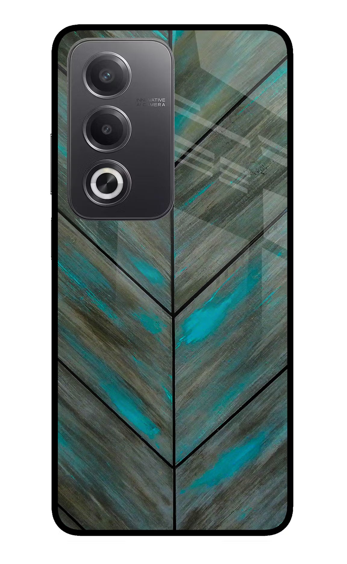 Pattern Oppo A3 Pro 5G Glass Case Back Cover by Casekaro