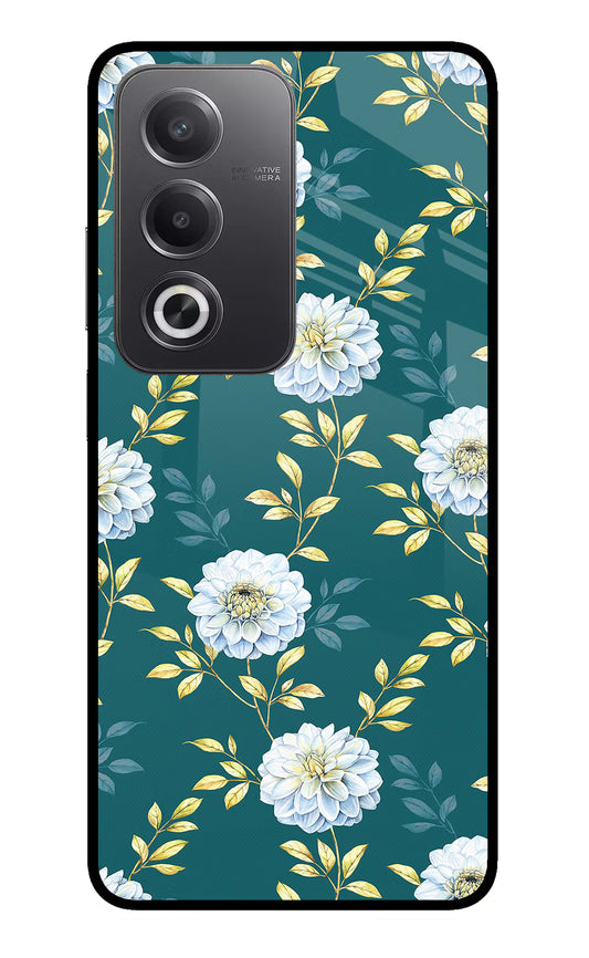 Flowers Oppo A3 Pro 5G Glass Case