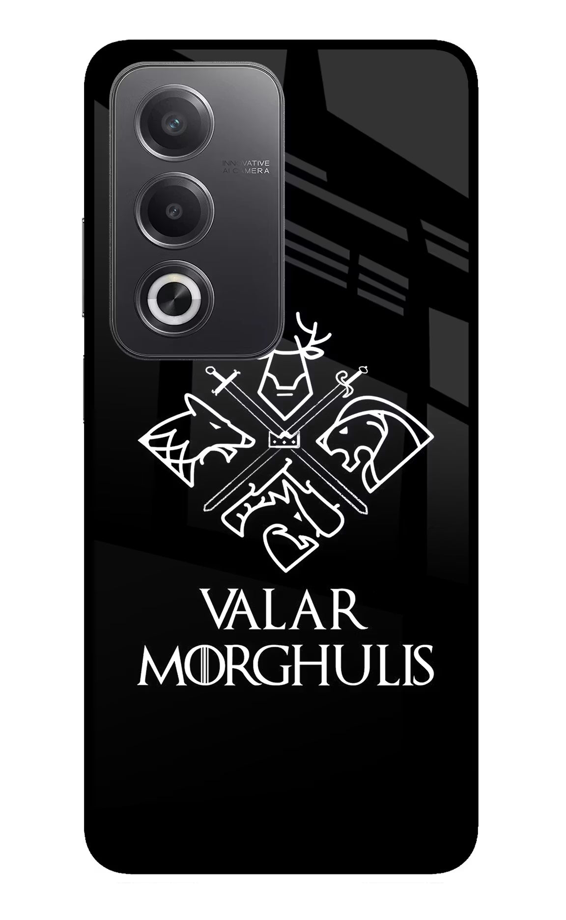 Valar Morghulis | Game Of Thrones Oppo A3 Pro 5G Glass Case Back Cover by Casekaro