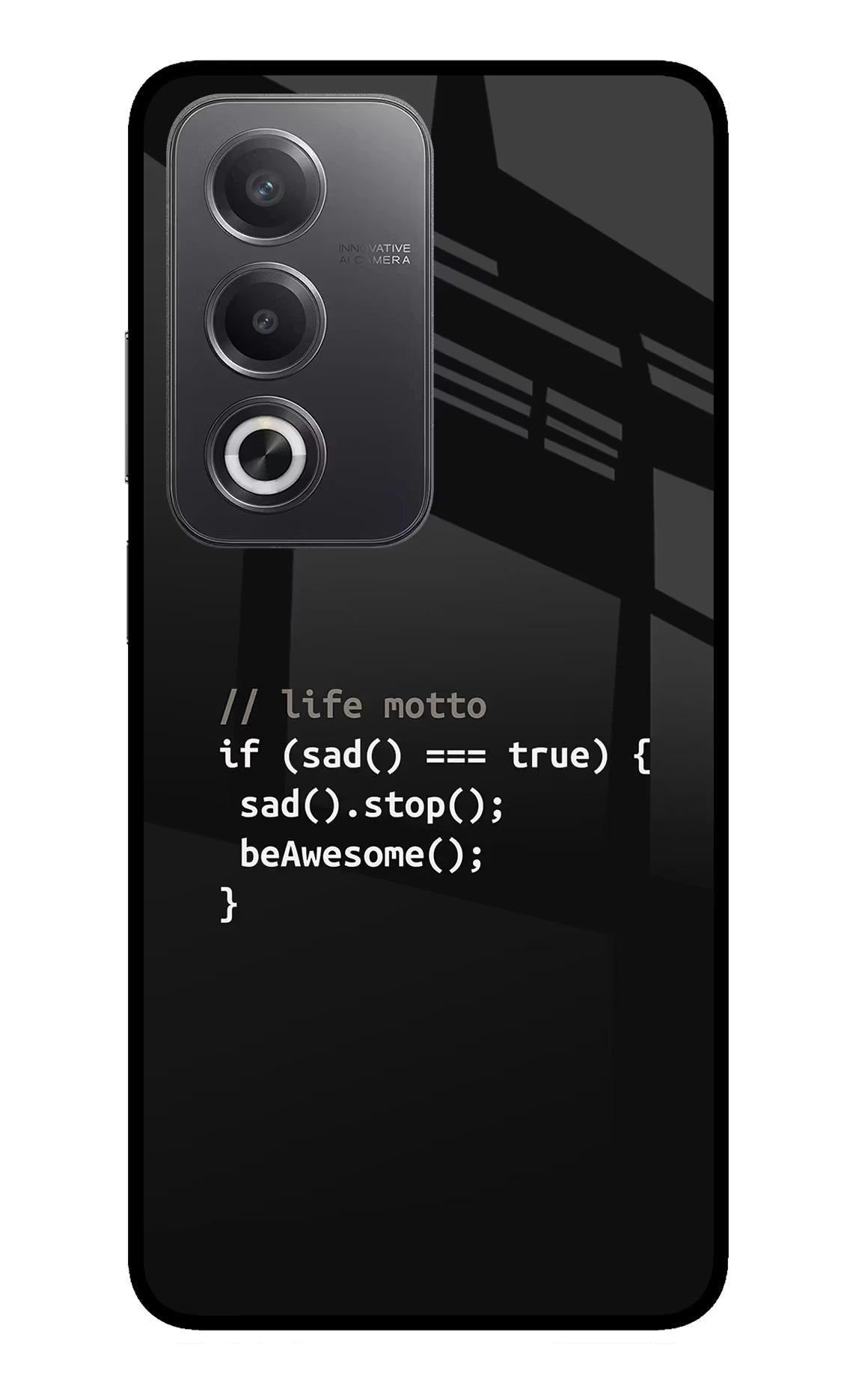 Life Motto Code Oppo A3 Pro 5G Glass Case