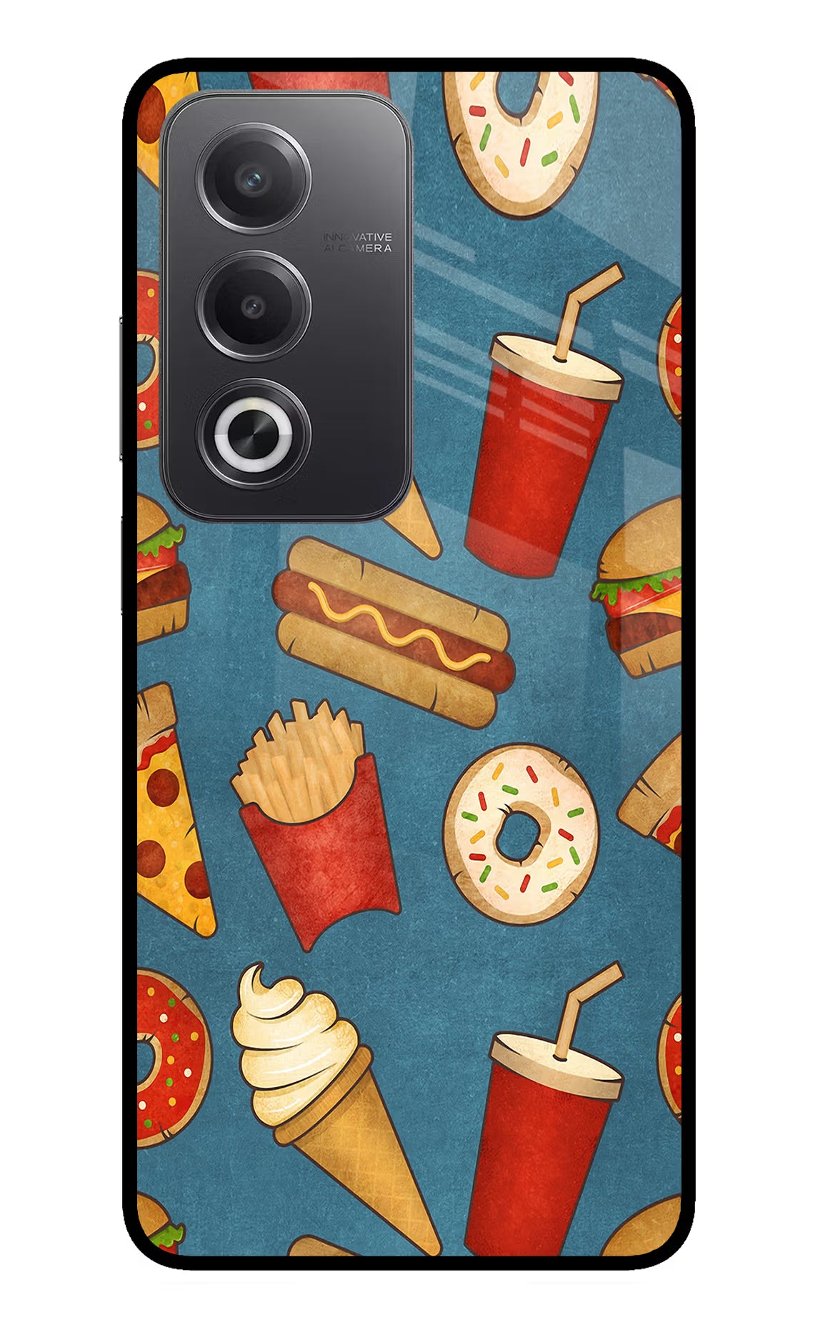 Foodie Oppo A3 Pro 5G Glass Case