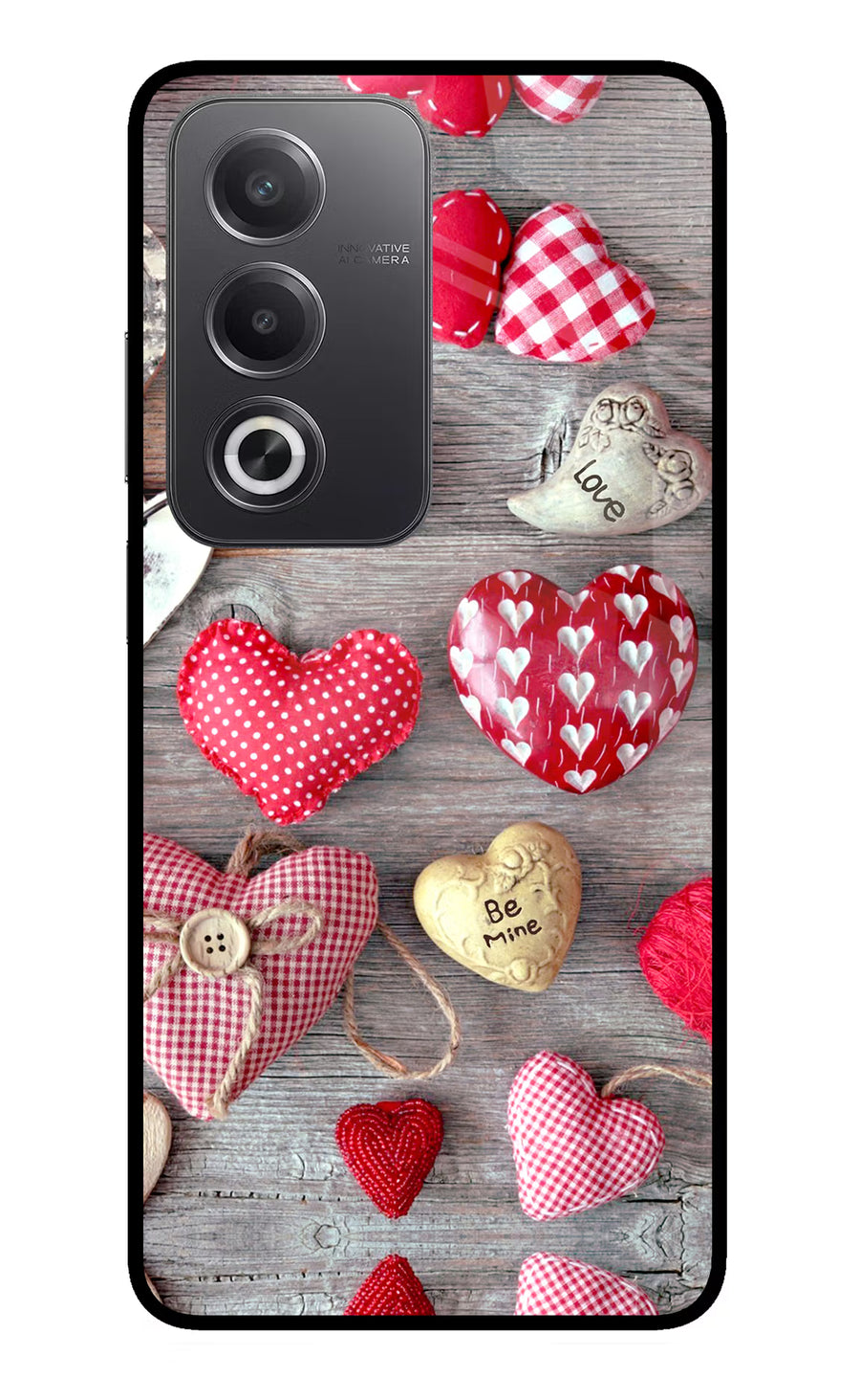 Love Wallpaper Oppo A3 Pro 5G Back Cover, Glass case